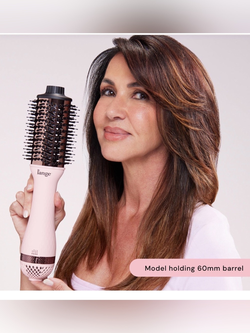 L'ange - Le Volume 2 in 1 Titanium Brush Dryer 60mm, Black - Picture 4 of 12